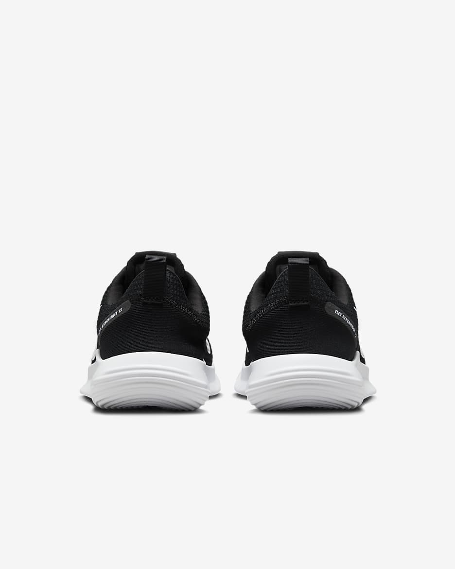 Black nike flex shoes best sale